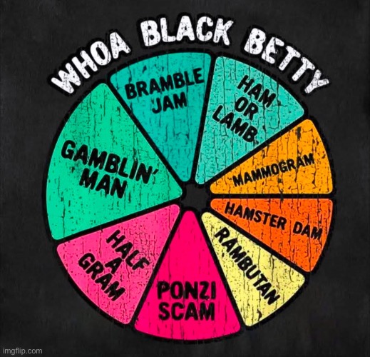 Black Betty | image tagged in black betty,black,rock | made w/ Imgflip meme maker