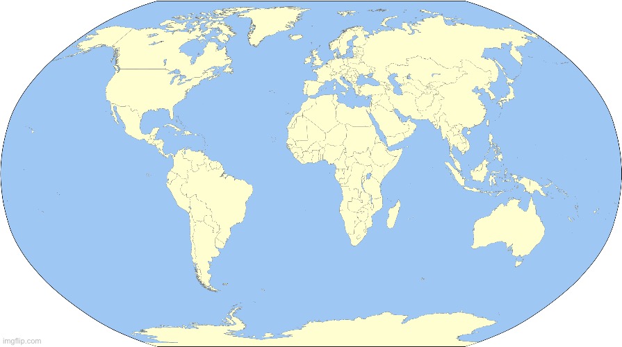 Totally normal map of the world | made w/ Imgflip meme maker