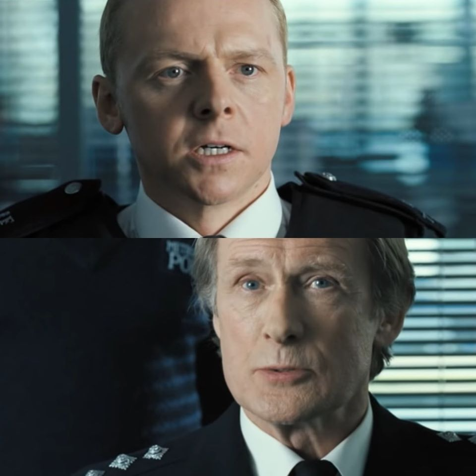 Hot Fuzz Chief Inspector Blank Meme Template