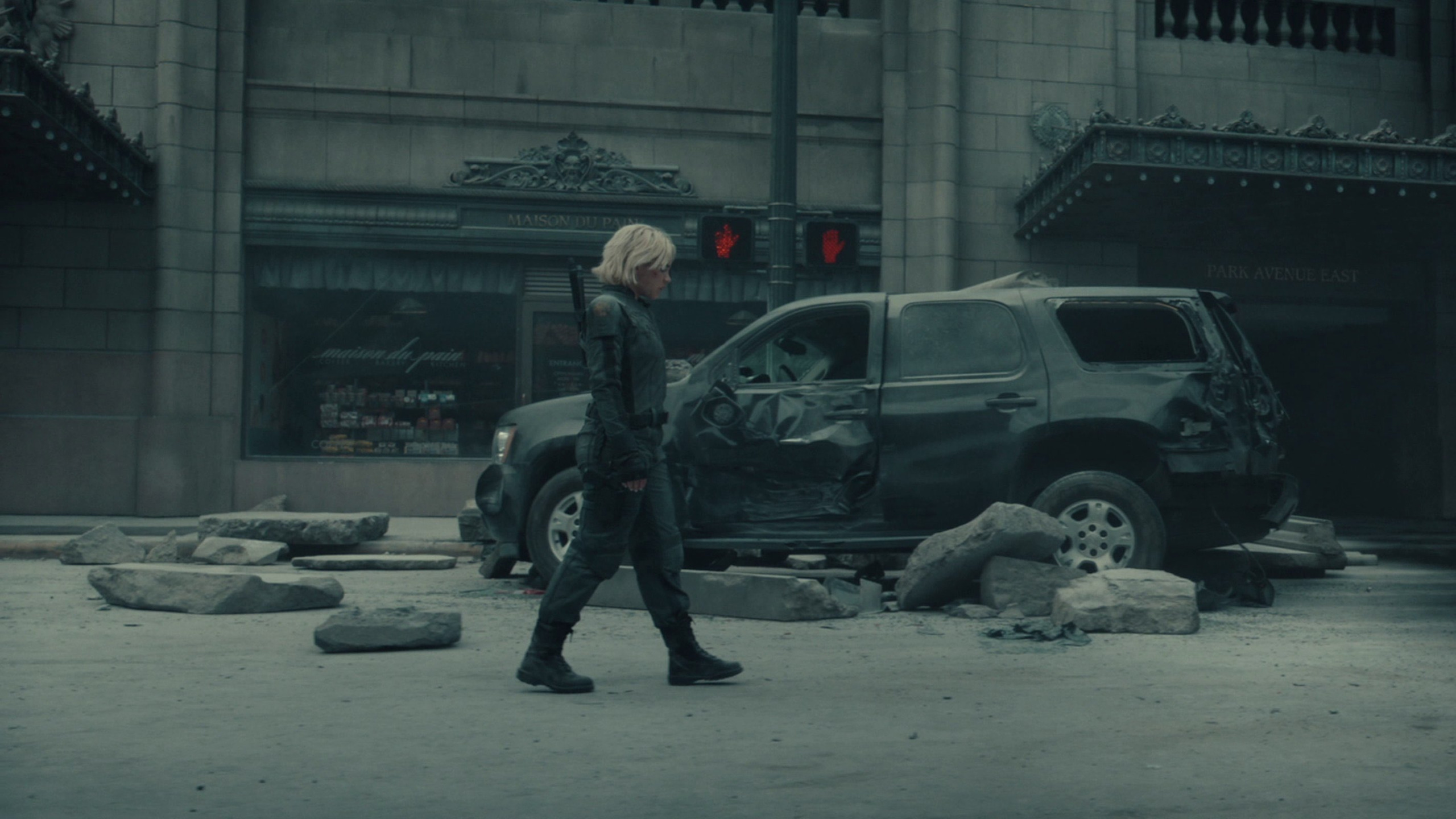 High Quality Yelena Walking Into The Void Blank Meme Template