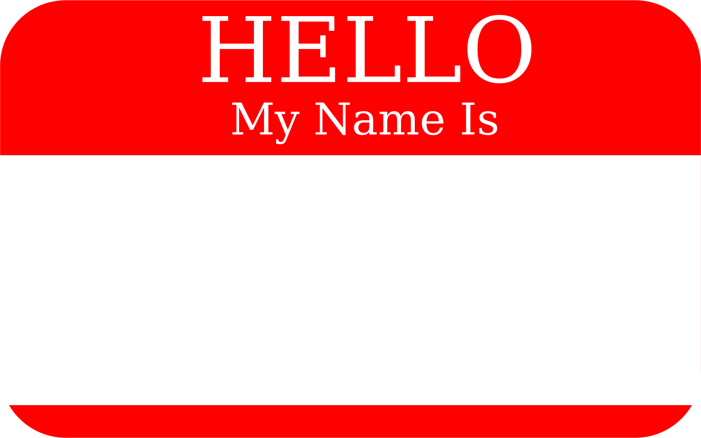 Hello My Name Is Blank Meme Template