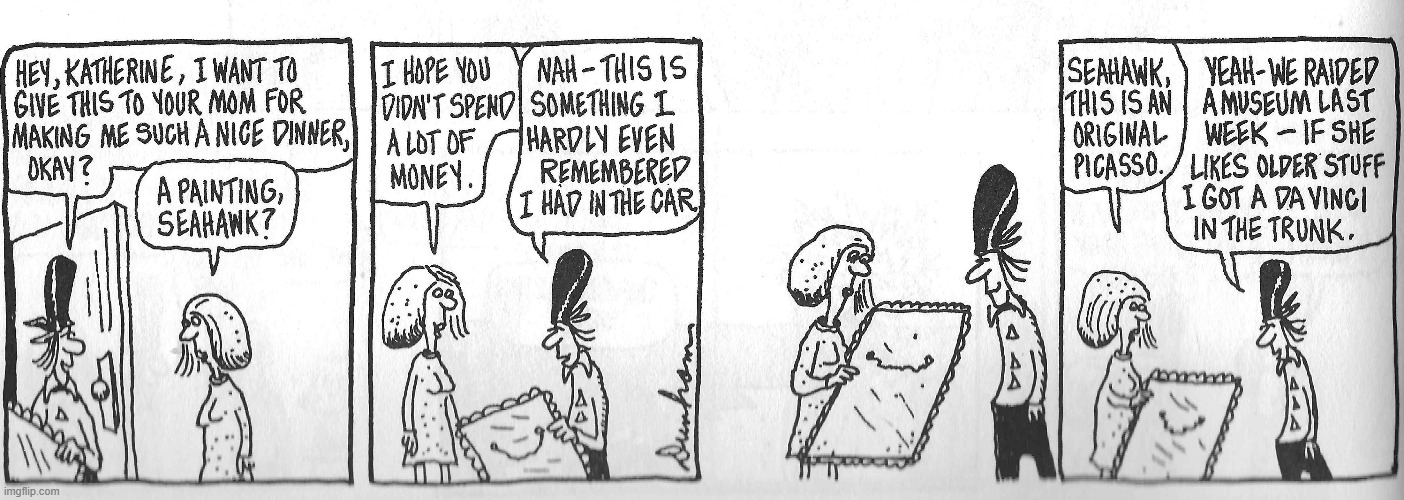 Classic Overboard | image tagged in comics | made w/ Imgflip meme maker