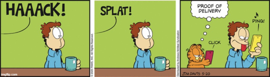 Garfield | image tagged in comics | made w/ Imgflip meme maker