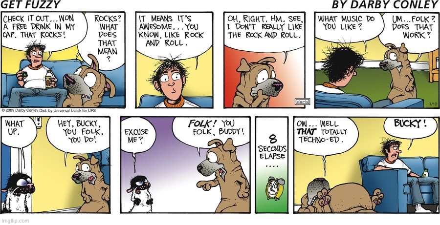 image tagged in comics,get fuzzy,cat and dog | made w/ Imgflip meme maker