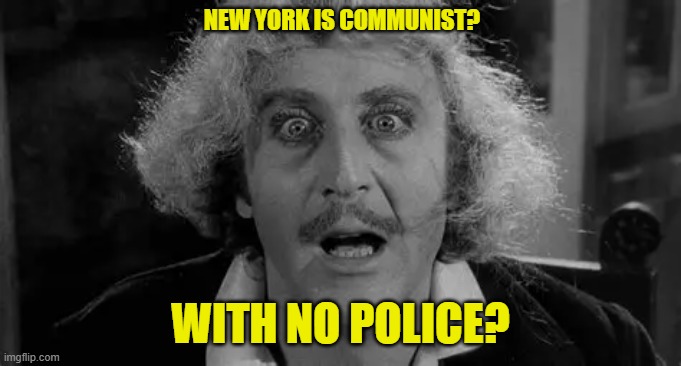 NEW YORK IS COMMUNIST? WITH NO POLICE? | made w/ Imgflip meme maker