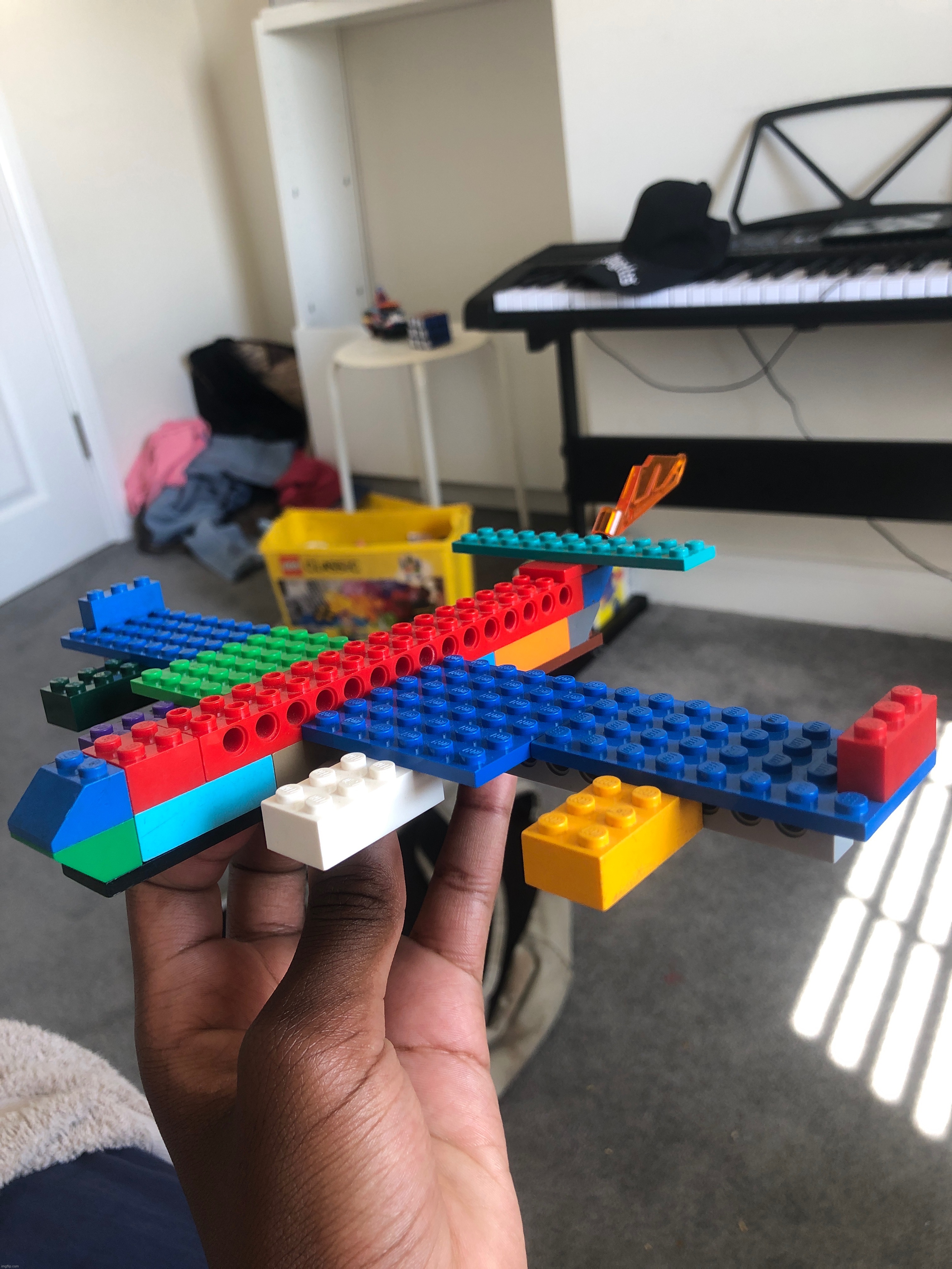Made a plane with random peices | made w/ Imgflip meme maker