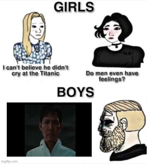 They are not horses... they are humans. And humans are... :( | image tagged in do men even have feelings,squid game,sad,dramatic,depression,squid game 3 | made w/ Imgflip meme maker