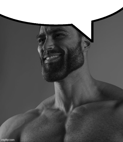 Giga Chad | image tagged in giga chad | made w/ Imgflip meme maker