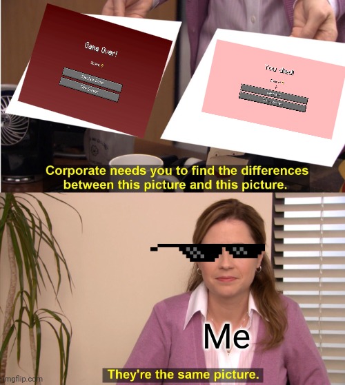 They're The Same Picture | Me | image tagged in memes,they're the same picture | made w/ Imgflip meme maker