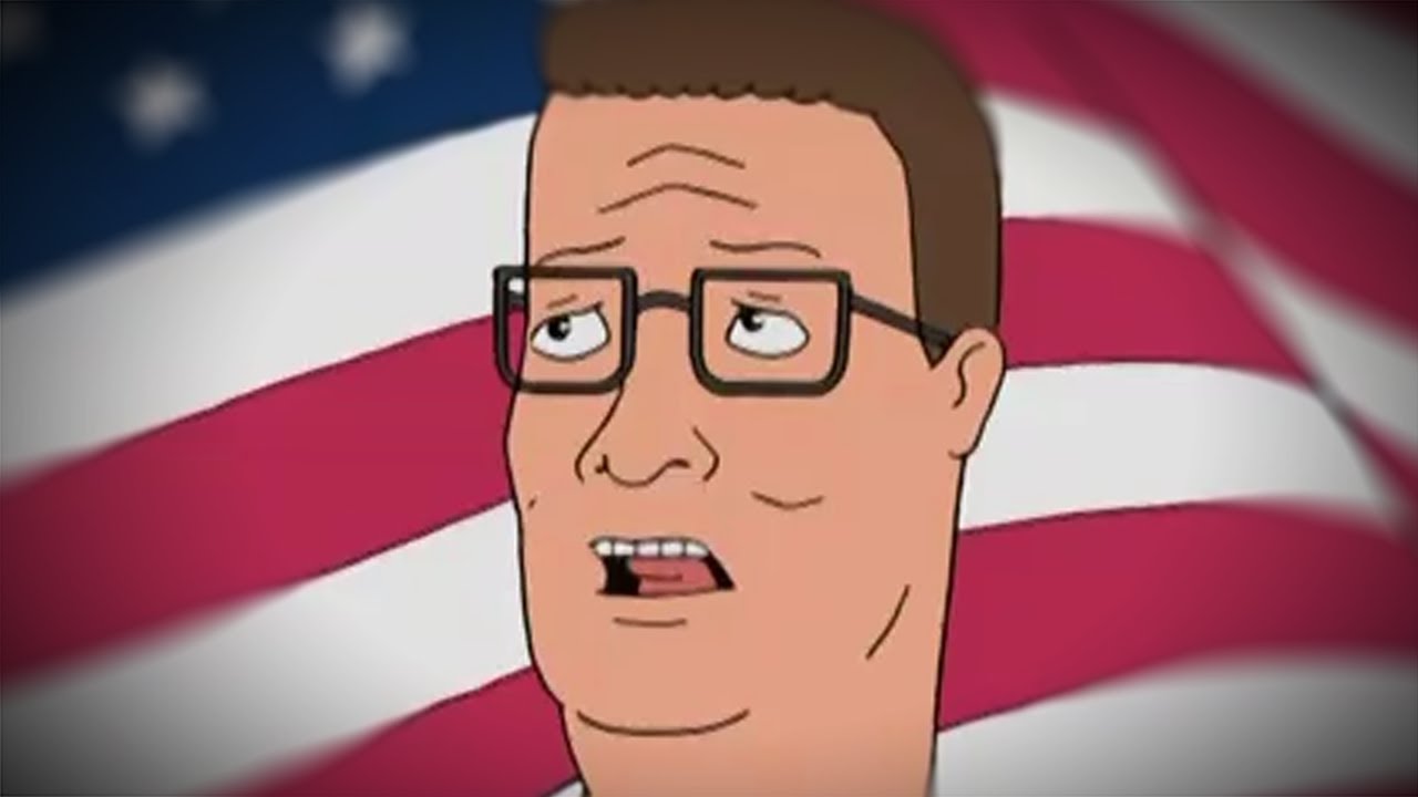 Hank Hill America Blank Meme Template