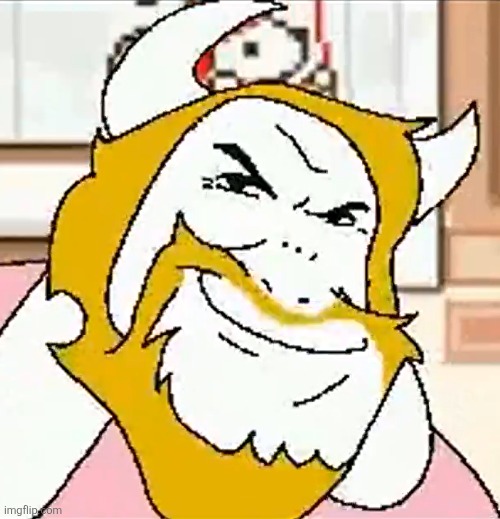 asgore smug | image tagged in asgore smug | made w/ Imgflip meme maker