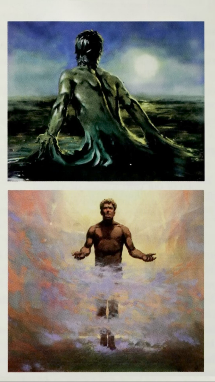 Two views of origins meme format (text removed text) Blank Meme Template