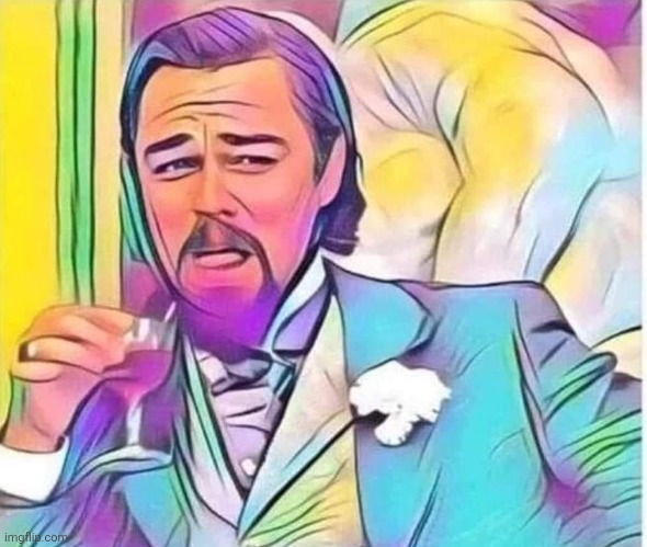 SMIRKING DICAPRIO PSYCHEDELIC | image tagged in smirking dicaprio psychedelic | made w/ Imgflip meme maker