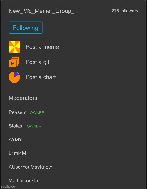 Whoever was removing and re-adding my image is one of these fucks, most likely the guy named Peasent since they’re the top mod | made w/ Imgflip meme maker