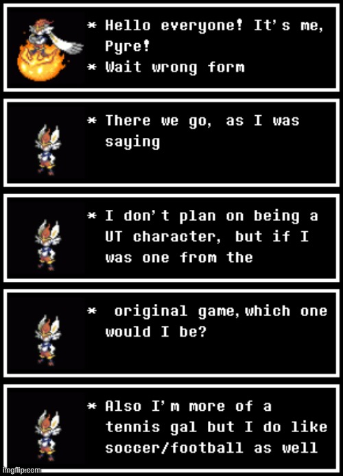 Pyre is a SHINY Cinderace btw | made w/ Imgflip meme maker