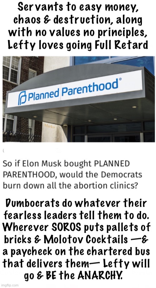 Programmable Morons - Predictive Programming - Expected Violence & Destruction from the —who else?— Demonrats | image tagged in memes,the party of evil violent perverts,destroy society,rape children,cut off boy parts n girl parts,fjb voters gotohell | made w/ Imgflip meme maker