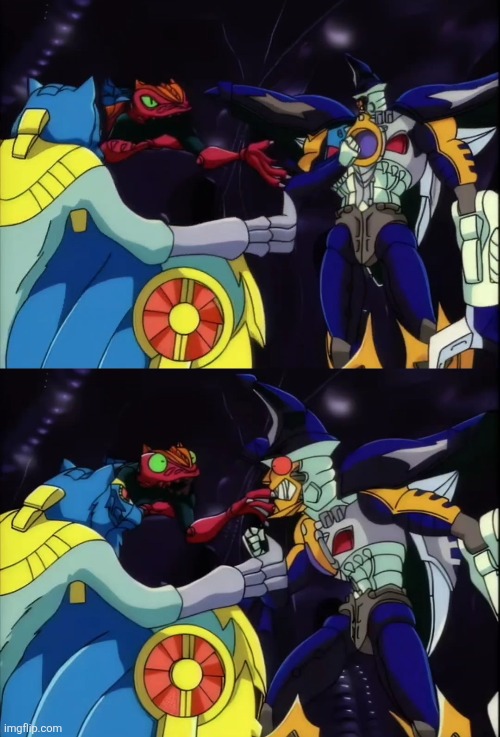 Sky Byte realization | image tagged in transformers robots in disguise,predacons,funny,comedy,humor,meme | made w/ Imgflip meme maker