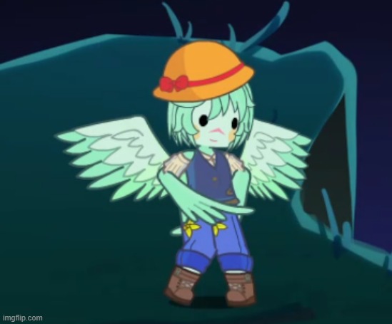 I made my birb from Finch/my self care app in gacha | image tagged in gacha | made w/ Imgflip meme maker