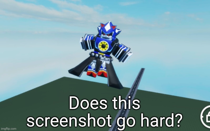 Metal Sonic could no diff Wally West, fight me | Does this screenshot go hard? | made w/ Imgflip meme maker