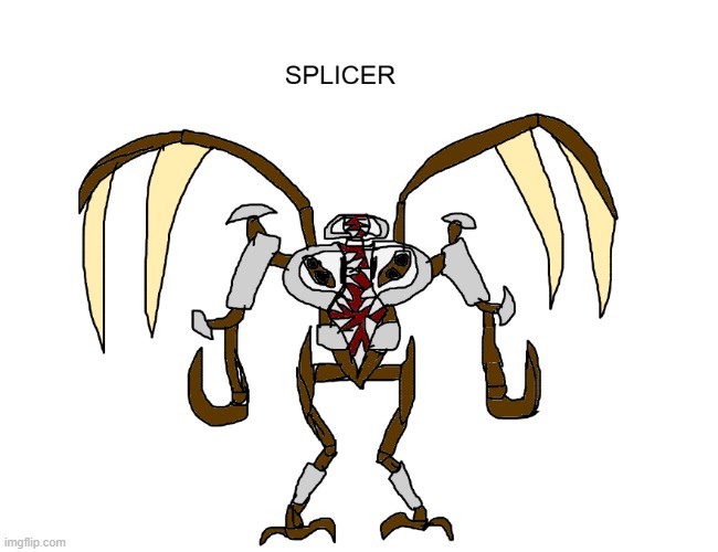 SPLICER, INSECT DEMONS OF FRAUDS SUBLAYER (lore in comments) | made w/ Imgflip meme maker