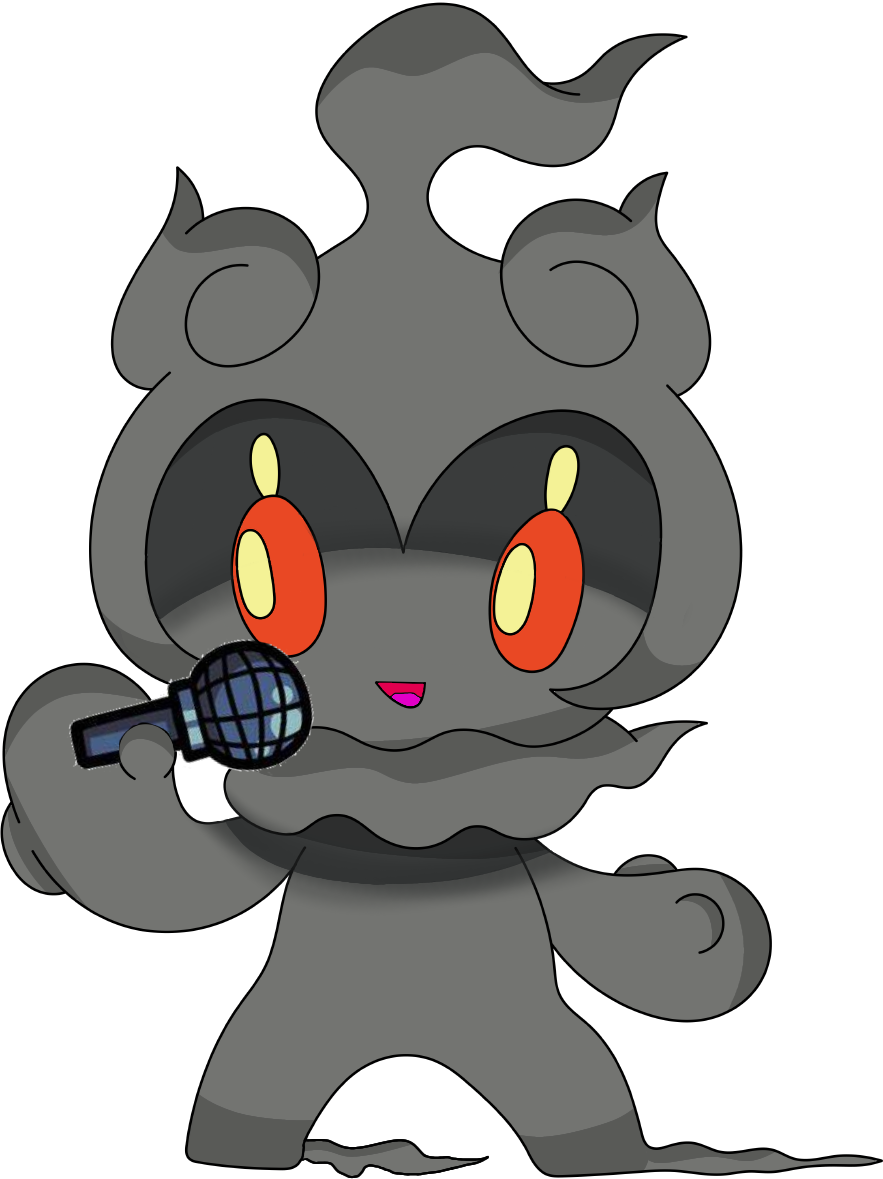 Marshadow Singing (Left Eyes view) Blank Meme Template