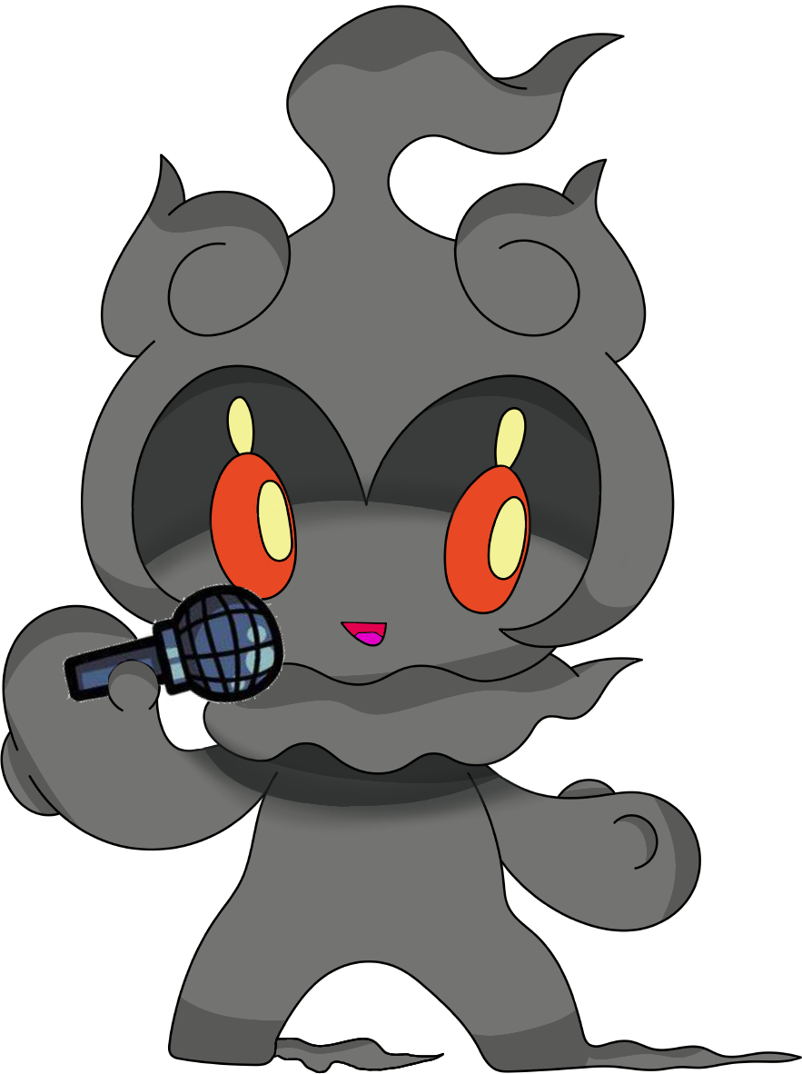 Marshadow Singing (Right Eyes view) Blank Meme Template