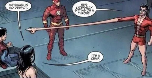 He's Literally Sitting on a Throne Blank Meme Template