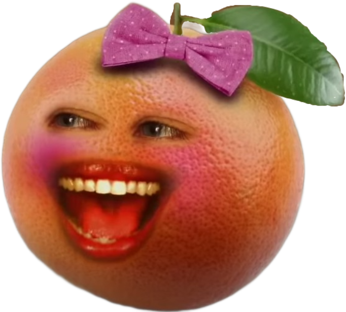 Annoying Orange's sister Blank Meme Template