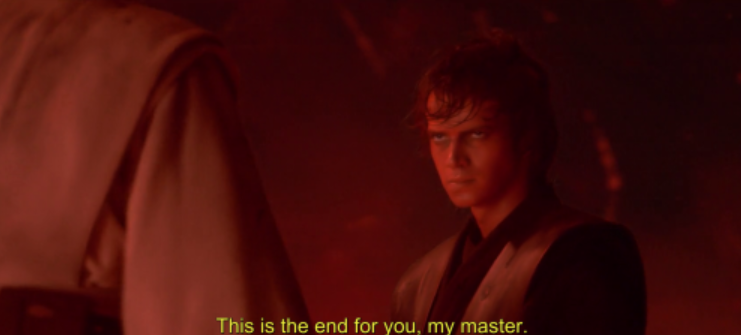 This Is The End For You, My Master Blank Meme Template