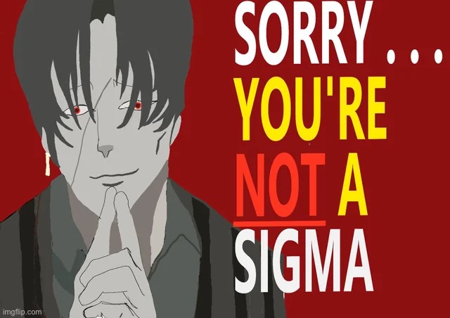 image tagged in sorry you re not a sigma | made w/ Imgflip meme maker