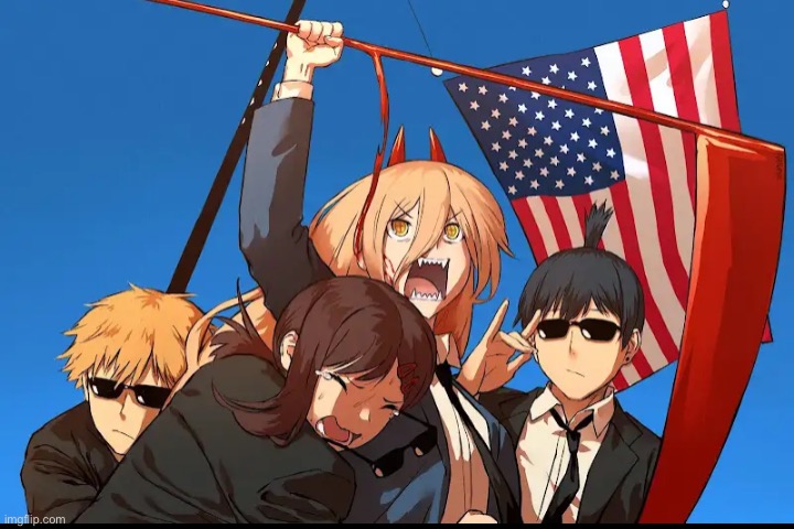 Power in elections | image tagged in power in elections,csm,chainsaw man | made w/ Imgflip meme maker