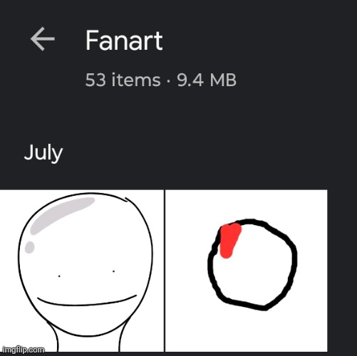 July fanart starting very weird | made w/ Imgflip meme maker