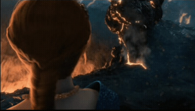 mermaid scene Blank Meme Template