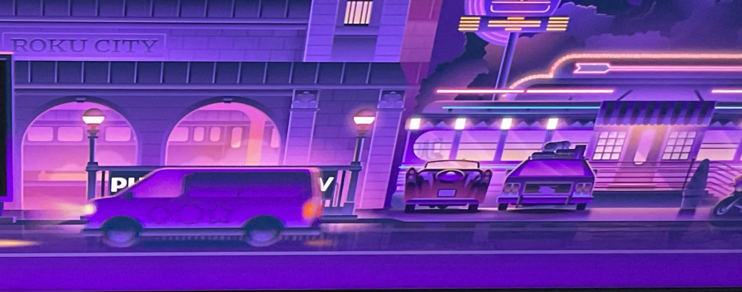 Squid game van in tv Blank Meme Template