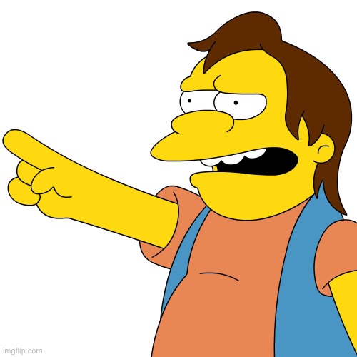 Nelson Ha Ha clean | image tagged in nelson ha ha clean | made w/ Imgflip meme maker