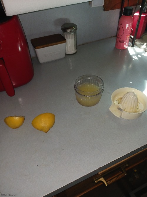 That was quick. I'm saving one lemon husk for zest | made w/ Imgflip meme maker