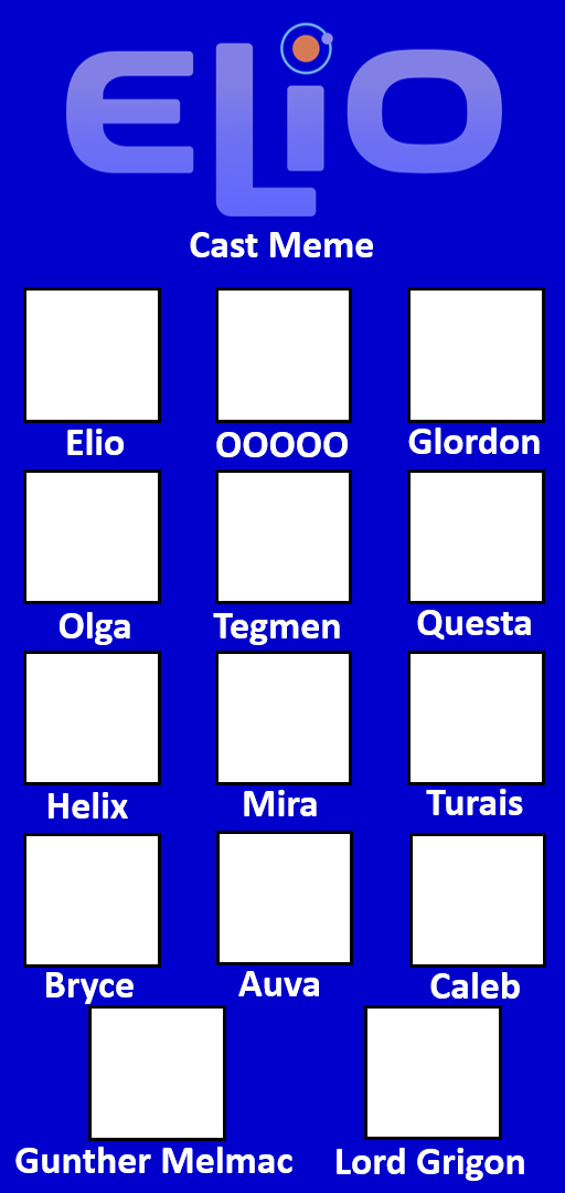 Elio Cast Meme (New Version) Blank Meme Template