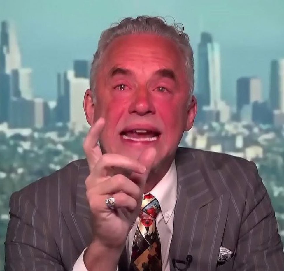 Jordan Peterson Crying Blank Meme Template
