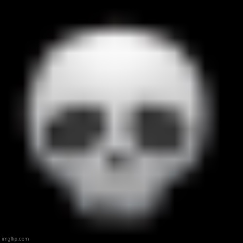 Low quality samsung skull emoji | image tagged in low quality samsung skull emoji | made w/ Imgflip meme maker