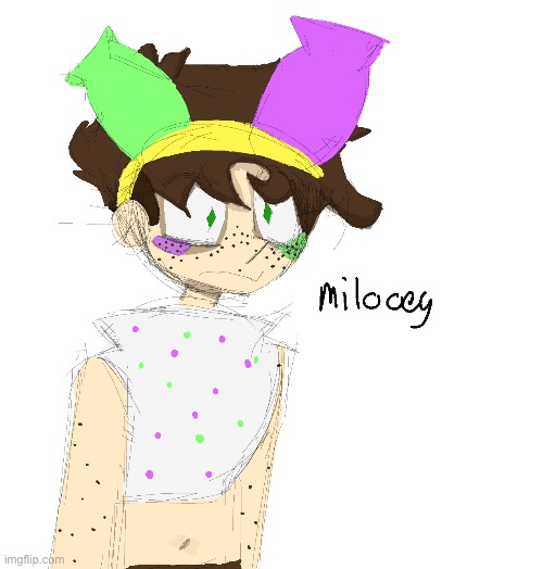 Drew myself as Looey cuz AUTISM- I guess | image tagged in wawa | made w/ Imgflip meme maker