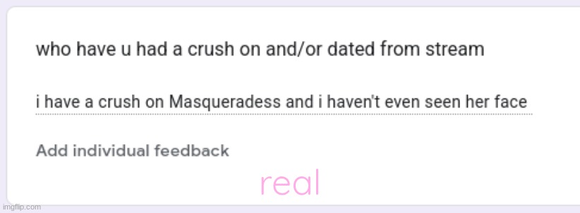 real | made w/ Imgflip meme maker