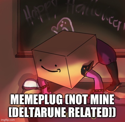 https://imgflip.com/gif/9yzh2q | MEMEPLUG (NOT MINE [DELTARUNE RELATED]) | image tagged in susie the amazon box,pememlug | made w/ Imgflip meme maker