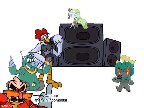 EOFNF: Nincombots (Kage vs Scratch and Grounder).mp3 | image tagged in eofnf,kage and melody,kage,melody | made w/ Imgflip meme maker