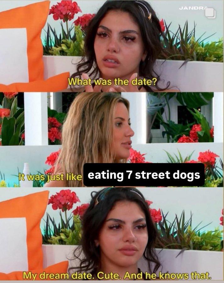 My Dream Date. Cute Blank Meme Template
