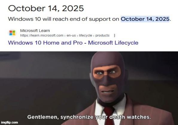 105 days left | made w/ Imgflip meme maker