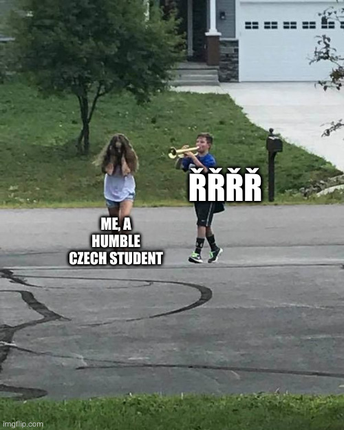Me, a humble Czech student