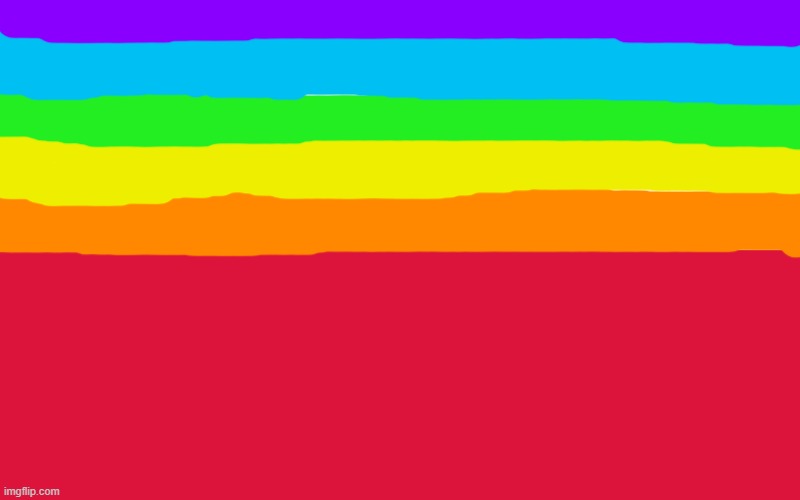 Poland but it's LGBTQ friendly (Yes I know it's flipped and it's not pride month anymore but this was made just because) | image tagged in poland | made w/ Imgflip meme maker