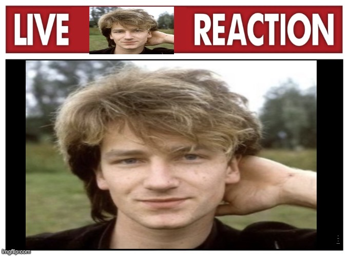 High Quality live Bono reaction Blank Meme Template