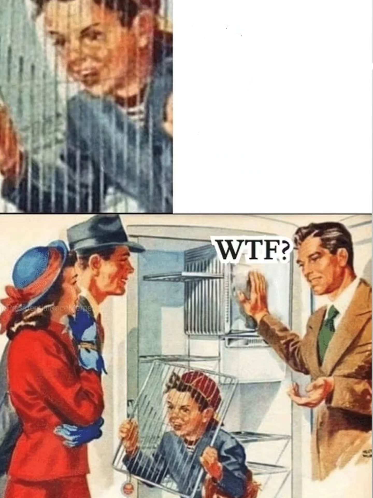 Imaginary jail Blank Meme Template