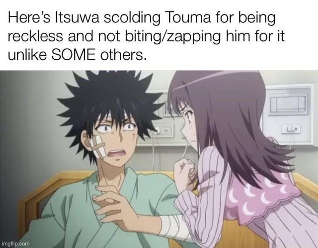 image tagged in toaru,anime meme,anime,a certain magical index | made w/ Imgflip meme maker